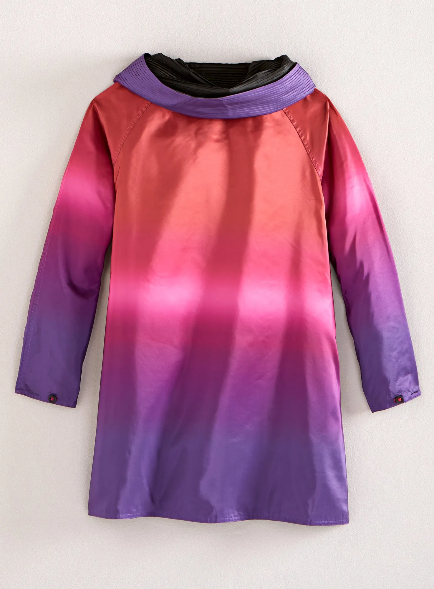Pink Skies Reversible Pleated Raincoat FINAL SALE (No Returns)