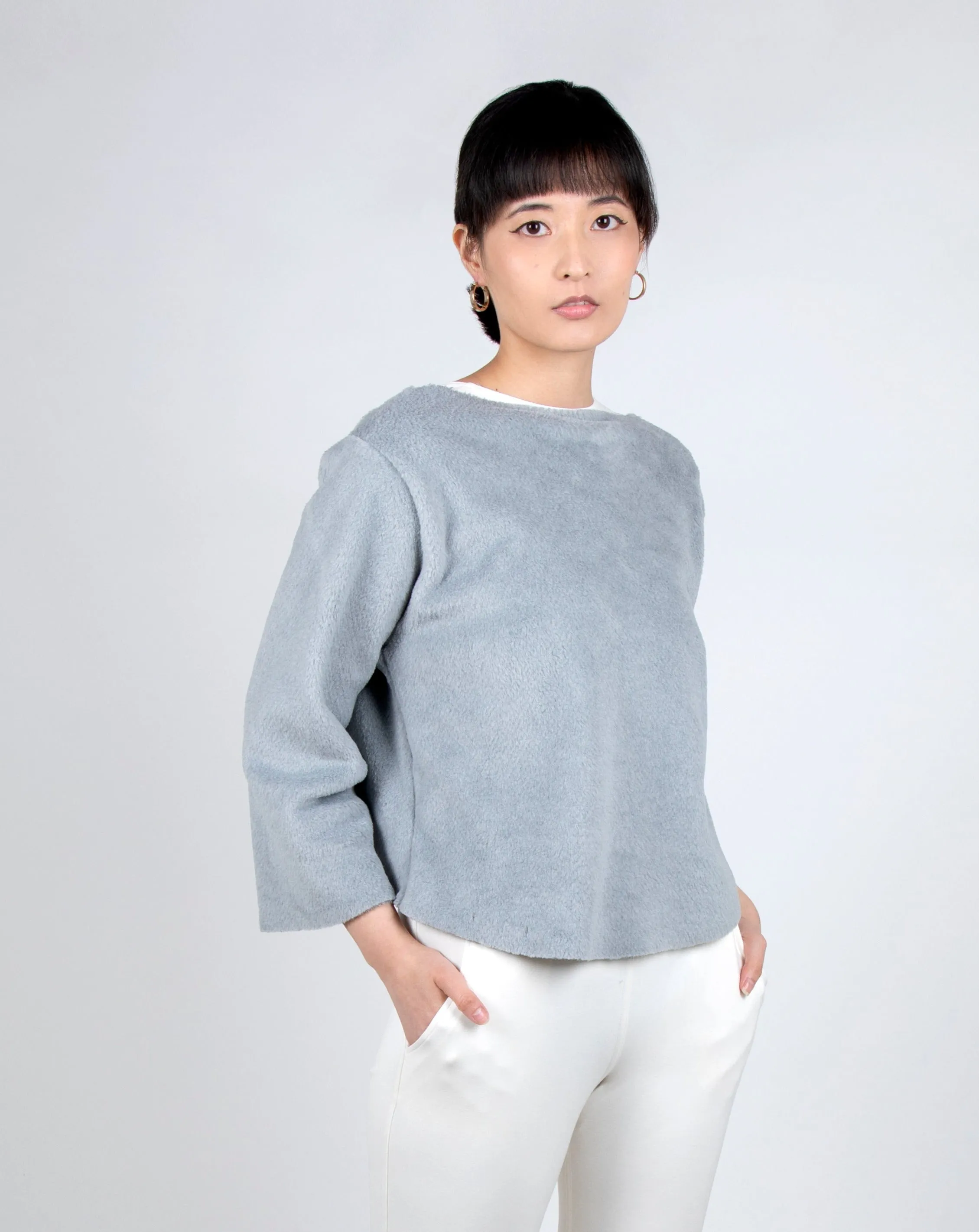 Polartec® Fuzzy Ibis Top 2-in-1  in Grey