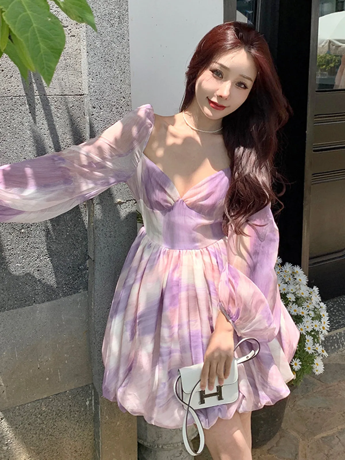 Purple Puff Fairy Dress
