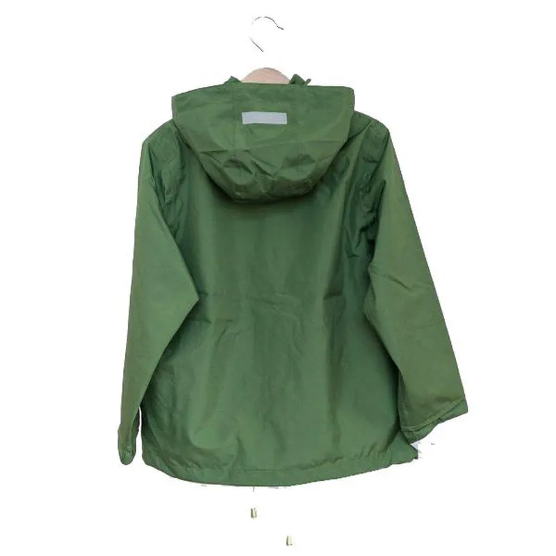 Raincoat bright green