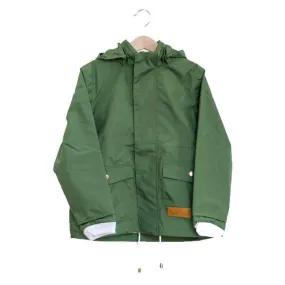 Raincoat bright green