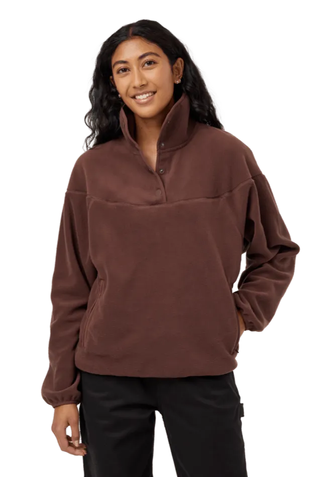 Recycled Fleece- Deep Mahogany