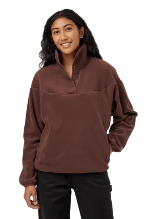 Recycled Fleece- Deep Mahogany