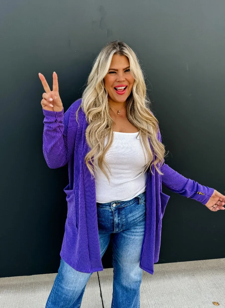 Reece Ribbed Cardigan