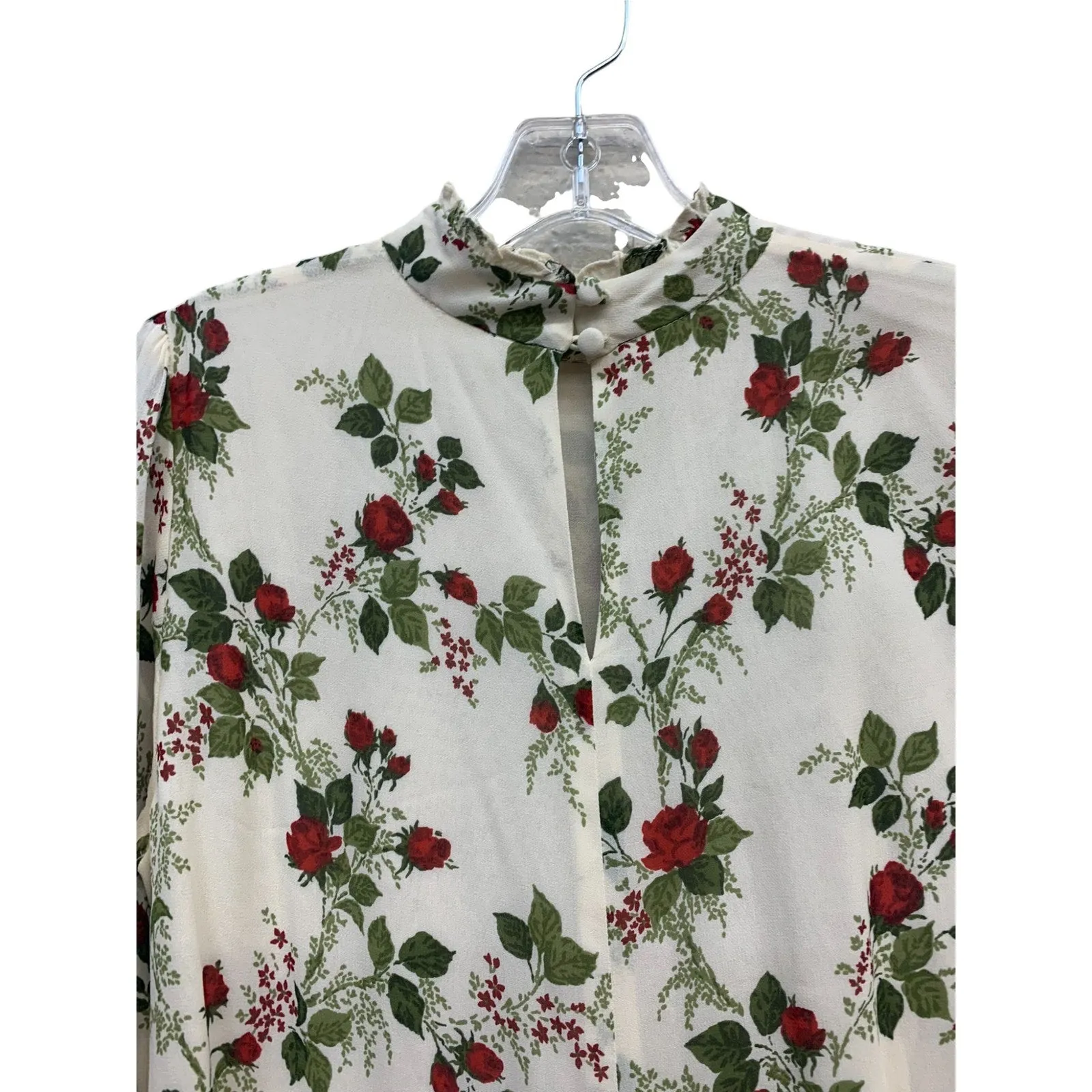 REFORMATION Jourdan Dress Ivory/Floral SZ Small BabyDoll