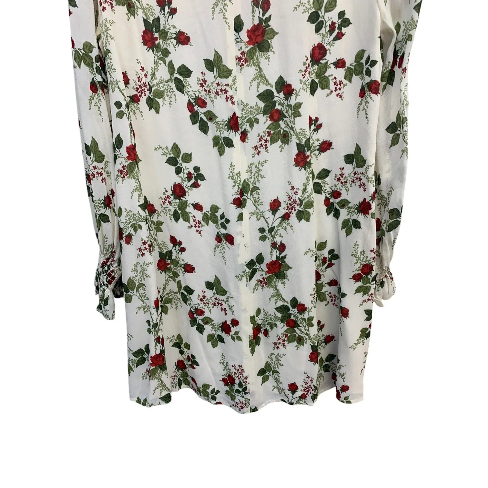 REFORMATION Jourdan Dress Ivory/Floral SZ Small BabyDoll