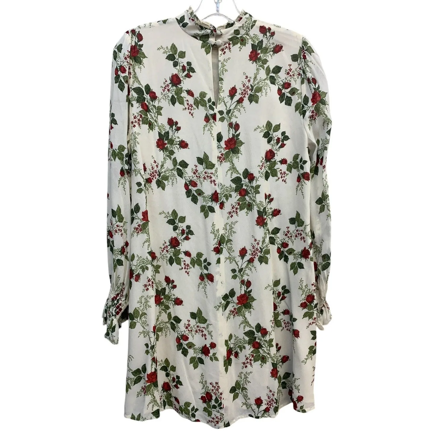 REFORMATION Jourdan Dress Ivory/Floral SZ Small BabyDoll