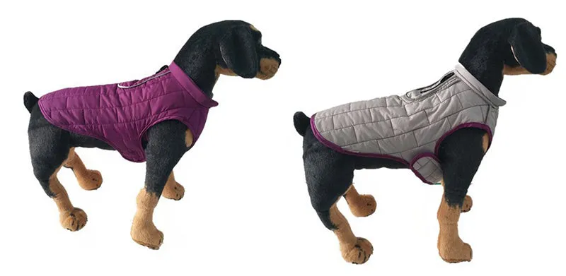 Reversible Waterproof Safety Raincoat Vest For Dogs