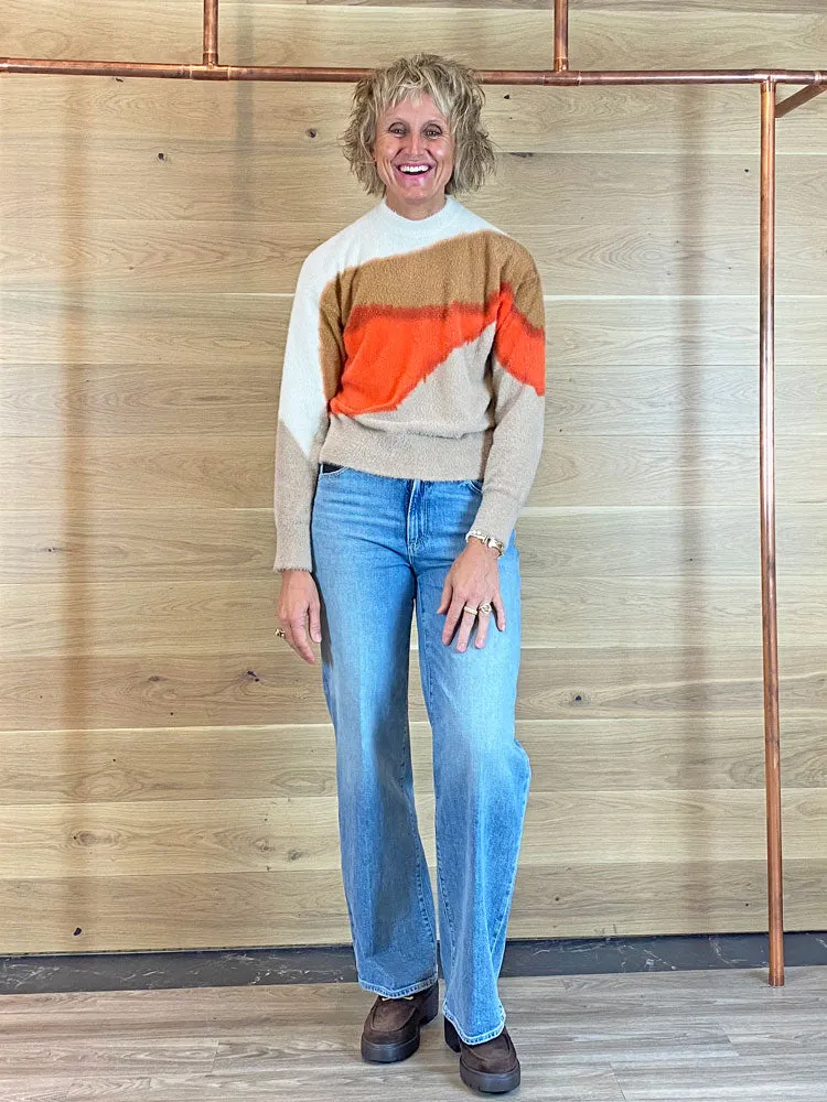 Rino & Pelle Berdie Jumper Sand Watercolour