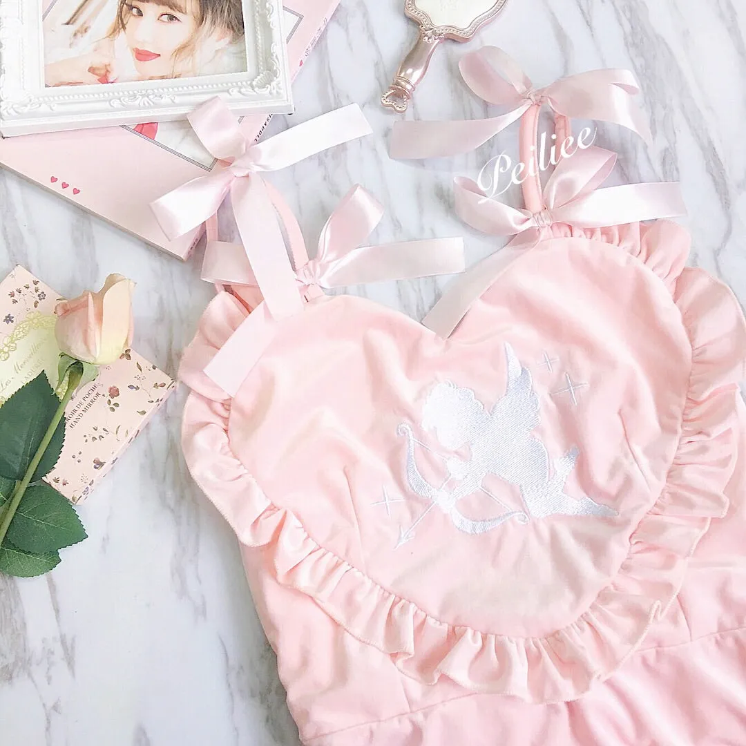 [Sample Sale] Peiliee 2 Years Anniversary The Dreamy Velvet Dress And Cotton Dress Set