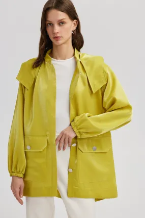 SHINY TEXTURED JACKET