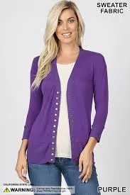 Snap Front Cardigan