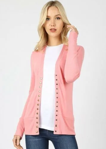 Snap Front Cardigan