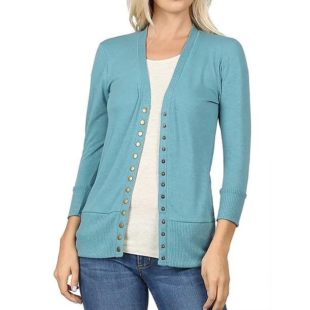 Snap Front Cardigan