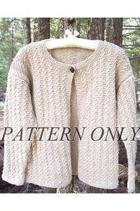 Stone Cotton Cardigan *Pattern*