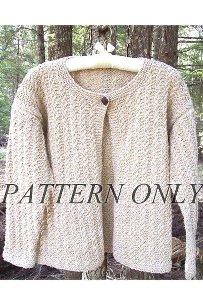 Stone Cotton Cardigan *Pattern*
