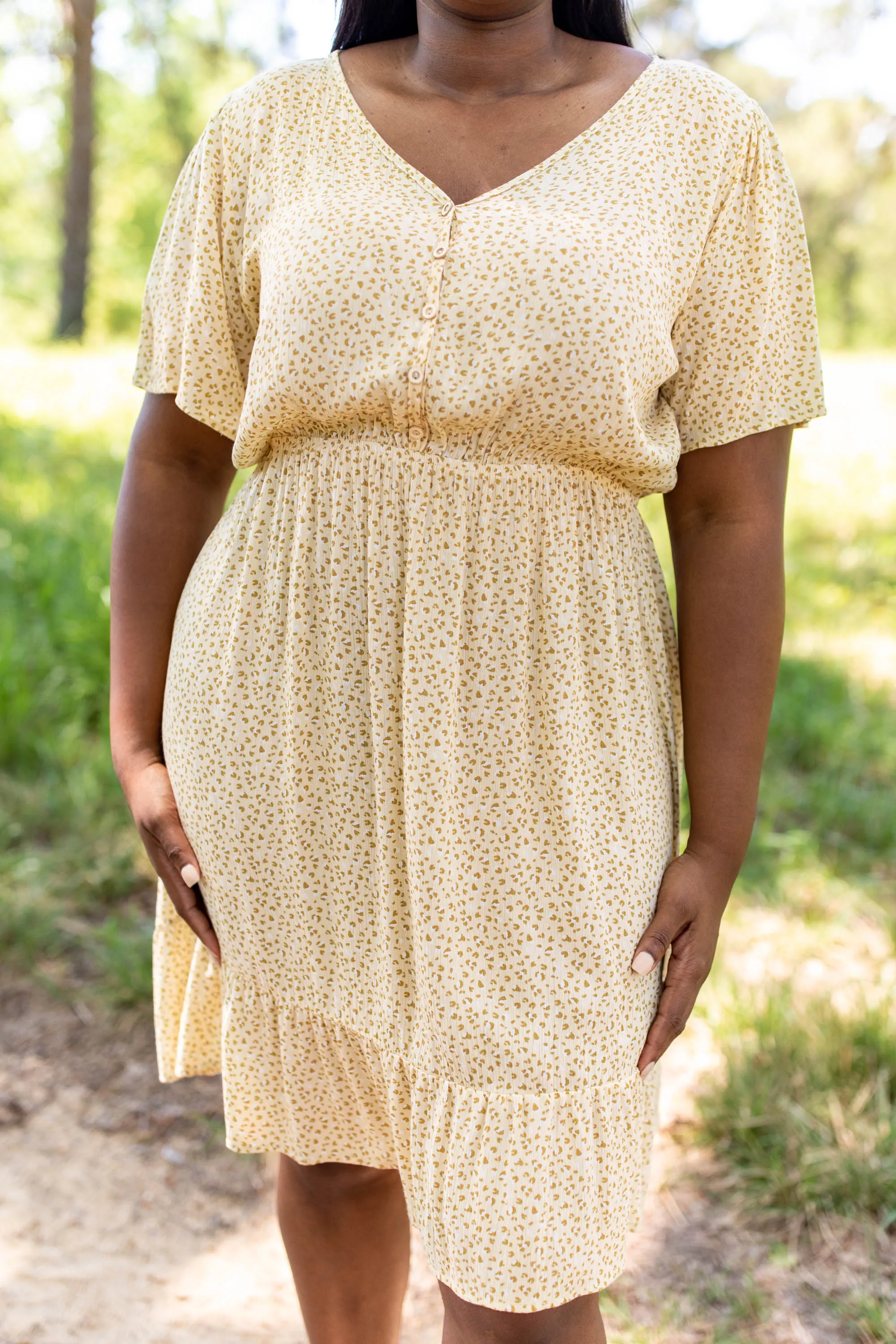 Sunshine Goddess Dress, Yellow
