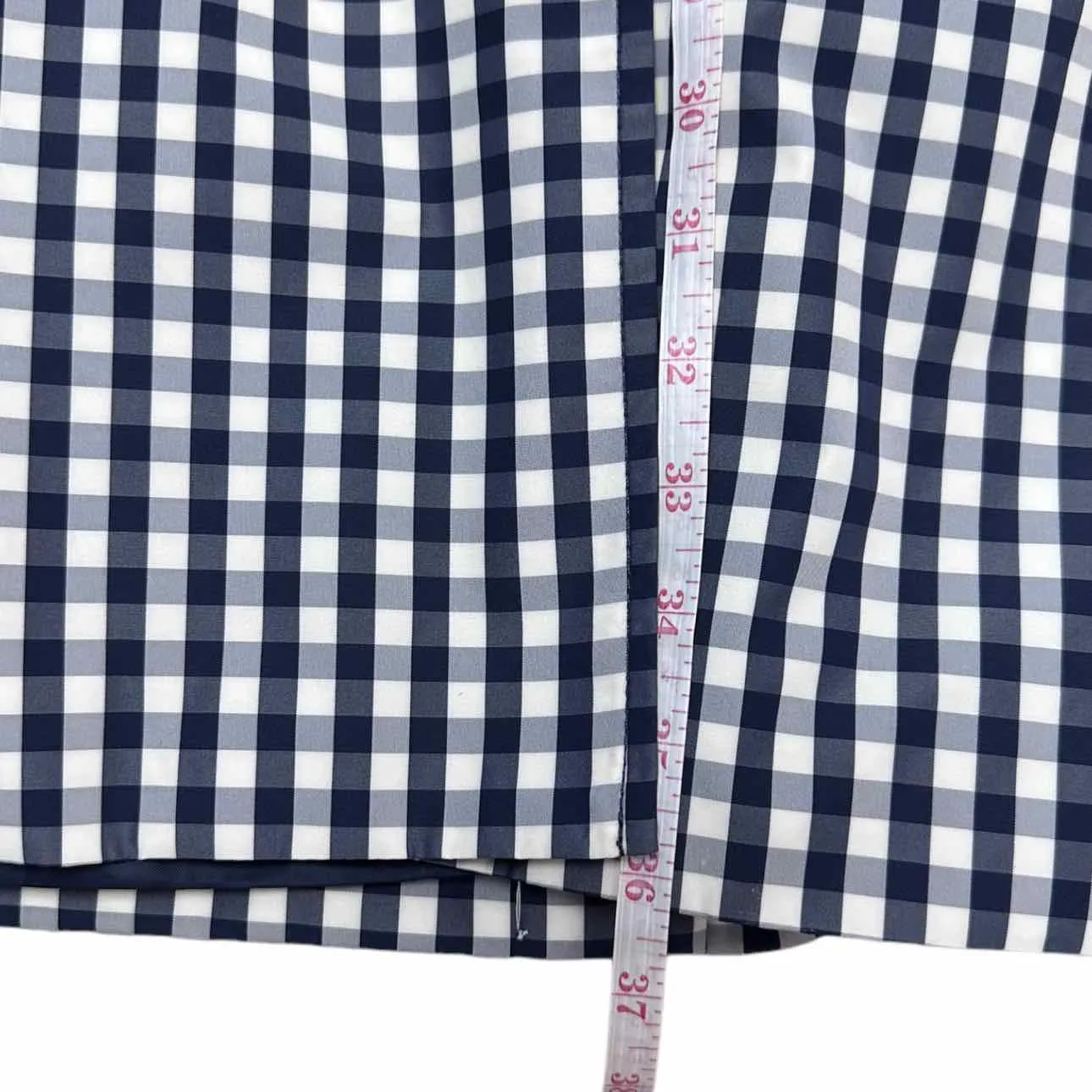 Talbots Navy Check Trench Raincoat Size L