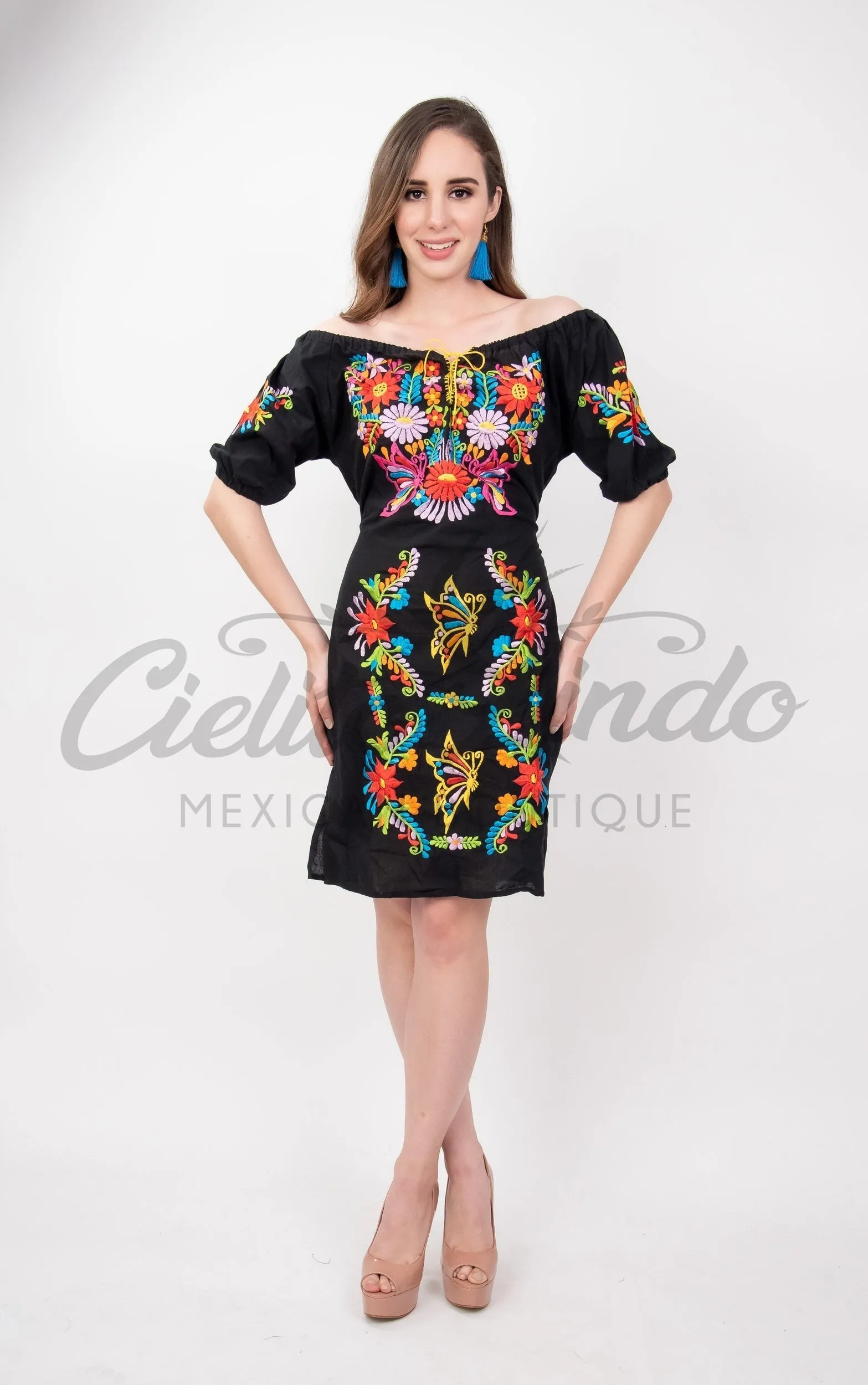 Tecali Embroidered Dress