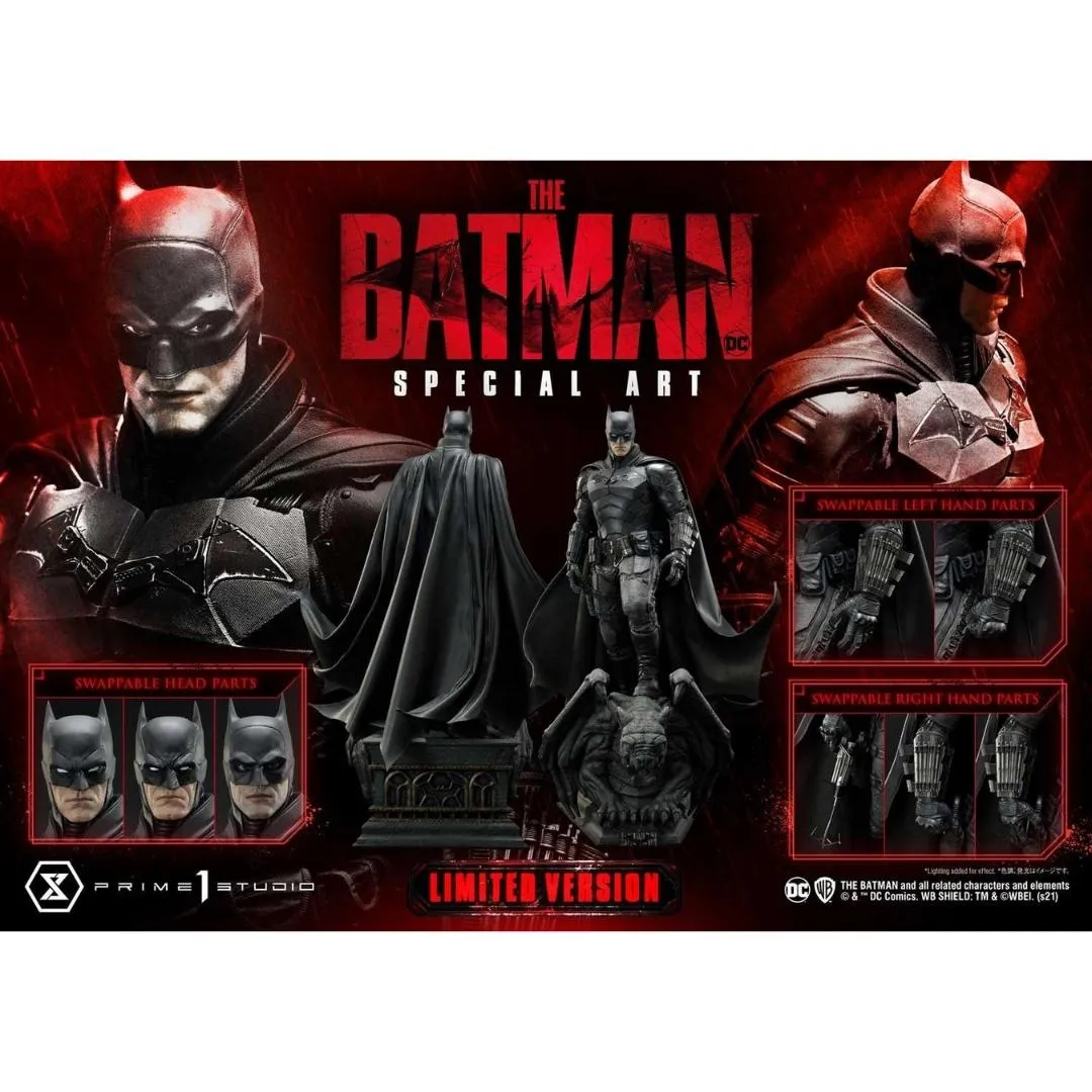 The Batman Movie Fabric Cape Version Statue by Prime1 Studios