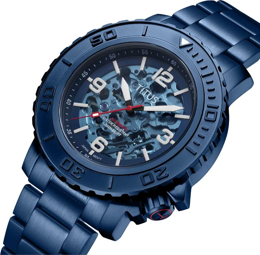 The Cape 3 Hands Mechanical Leather Men Watch W06-03279-008