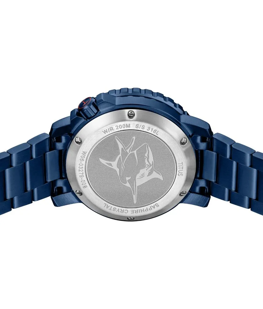 The Cape 3 Hands Mechanical Leather Men Watch W06-03279-008