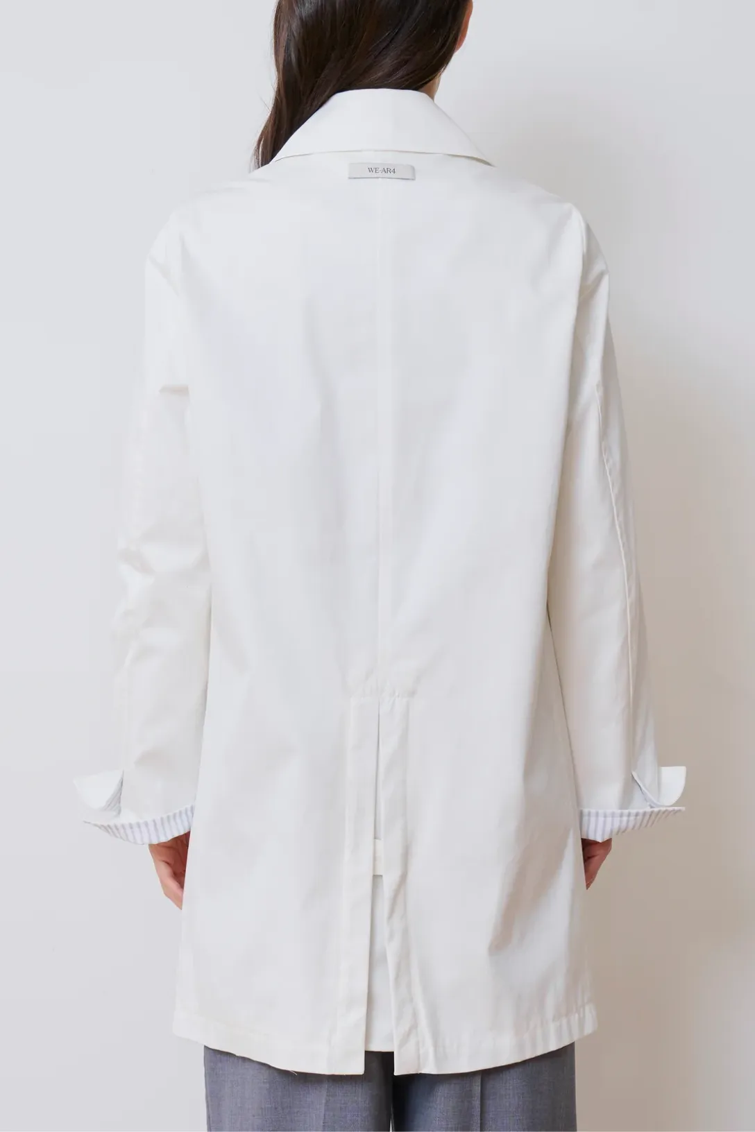 The Shift Raincoat | White