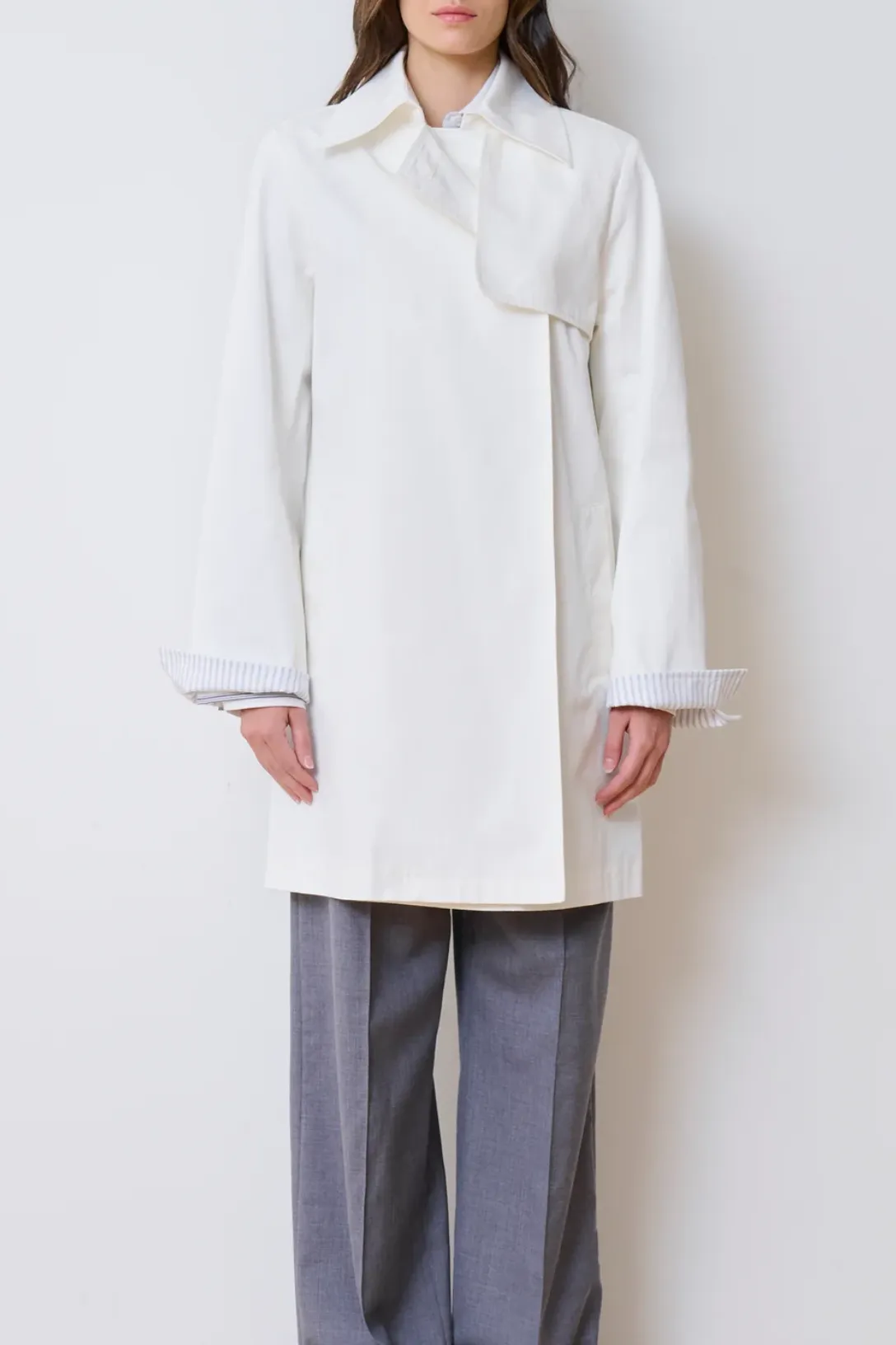 The Shift Raincoat | White