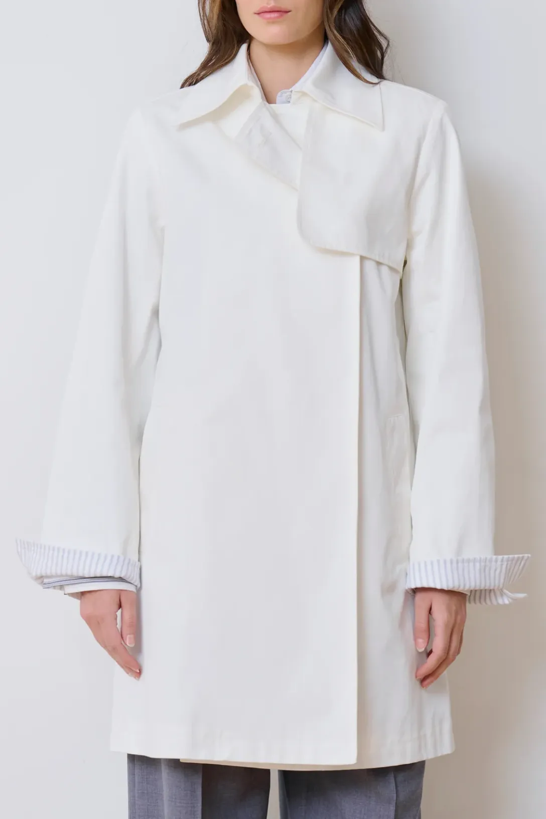The Shift Raincoat | White