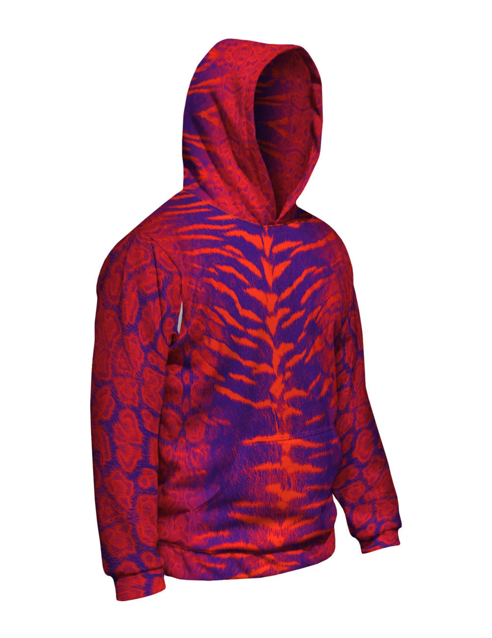 Tiger Leopard Skin Orange Purple