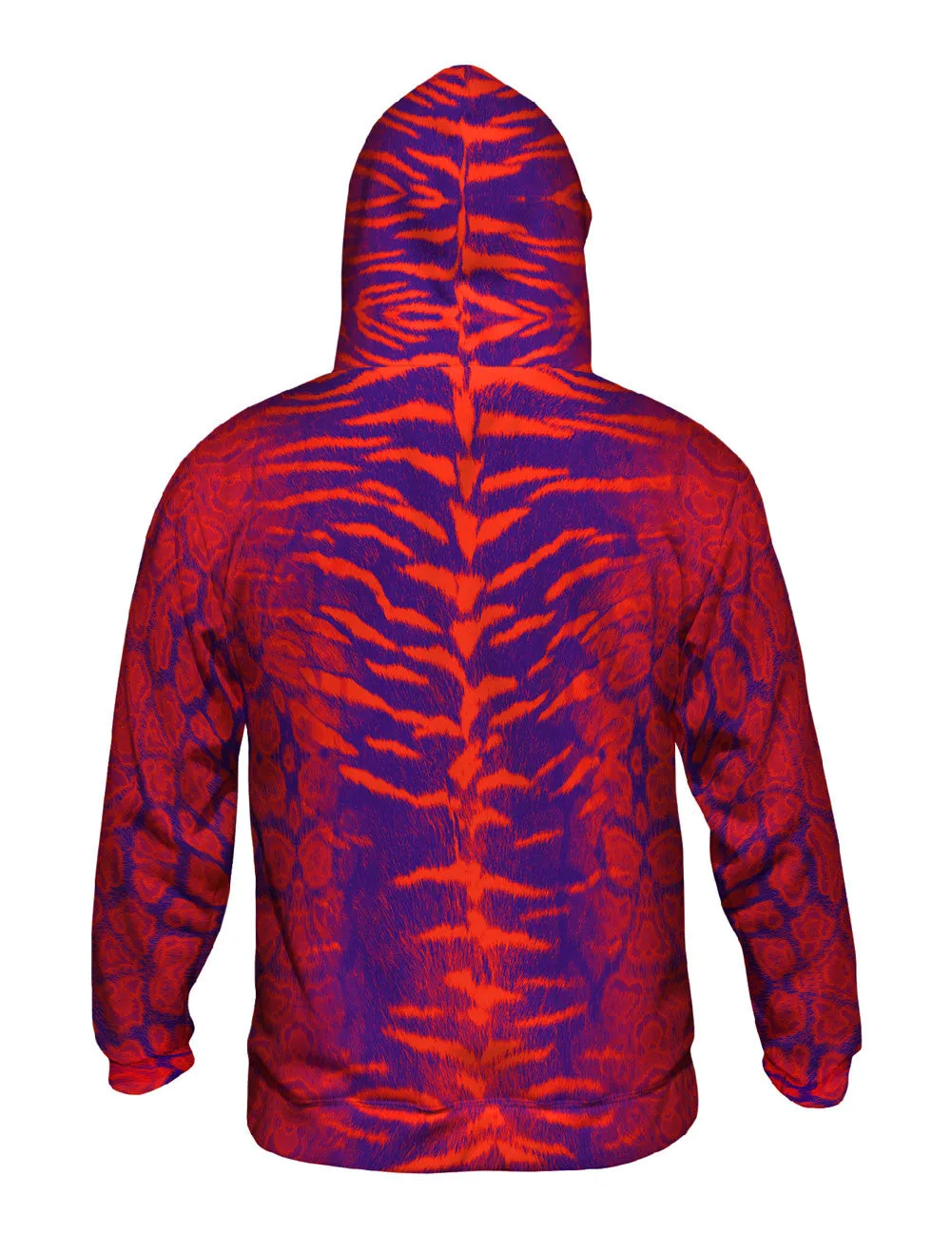 Tiger Leopard Skin Orange Purple