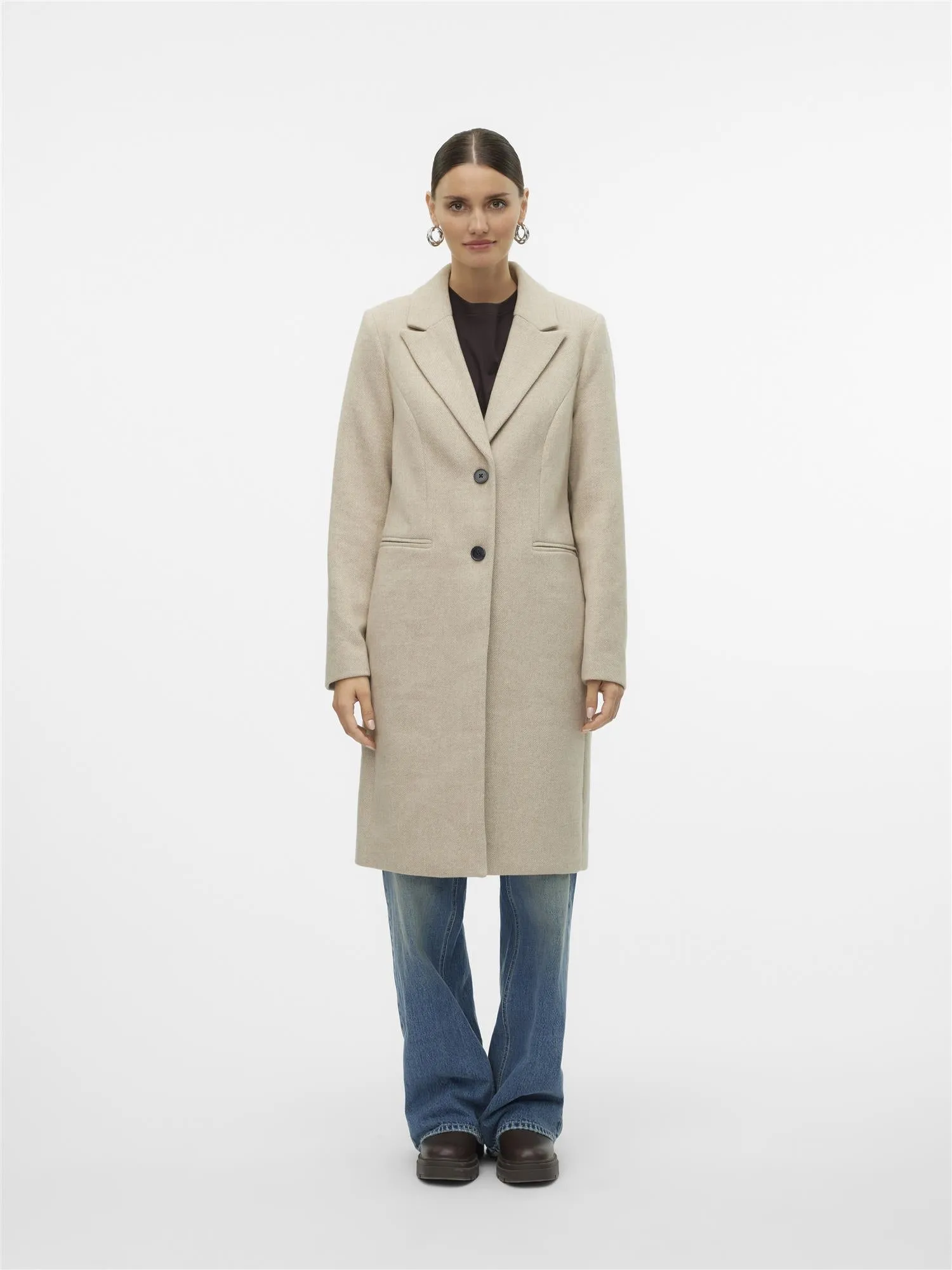 Vero Moda VMBlaza Long Coat Sand
