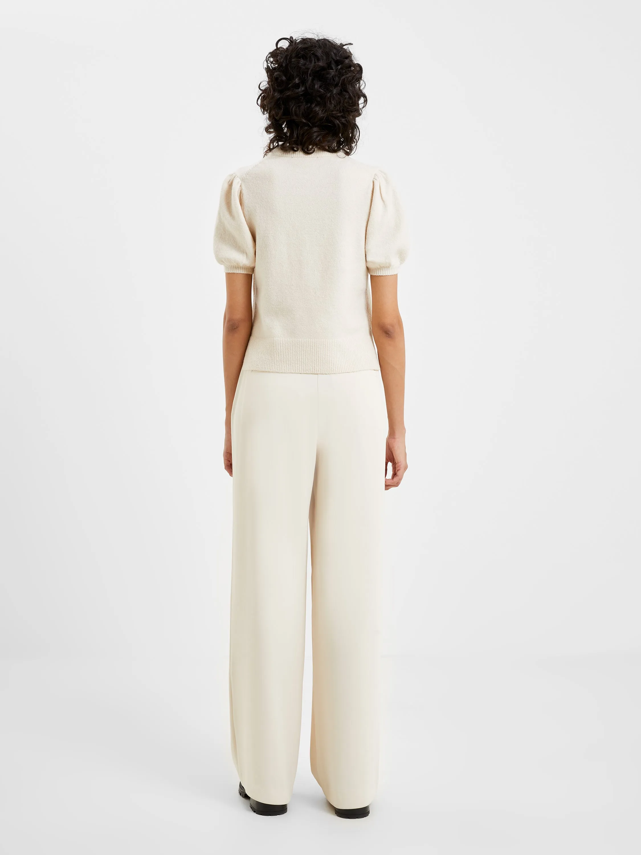 Vhari Ribbed Short Sleeve Sweater