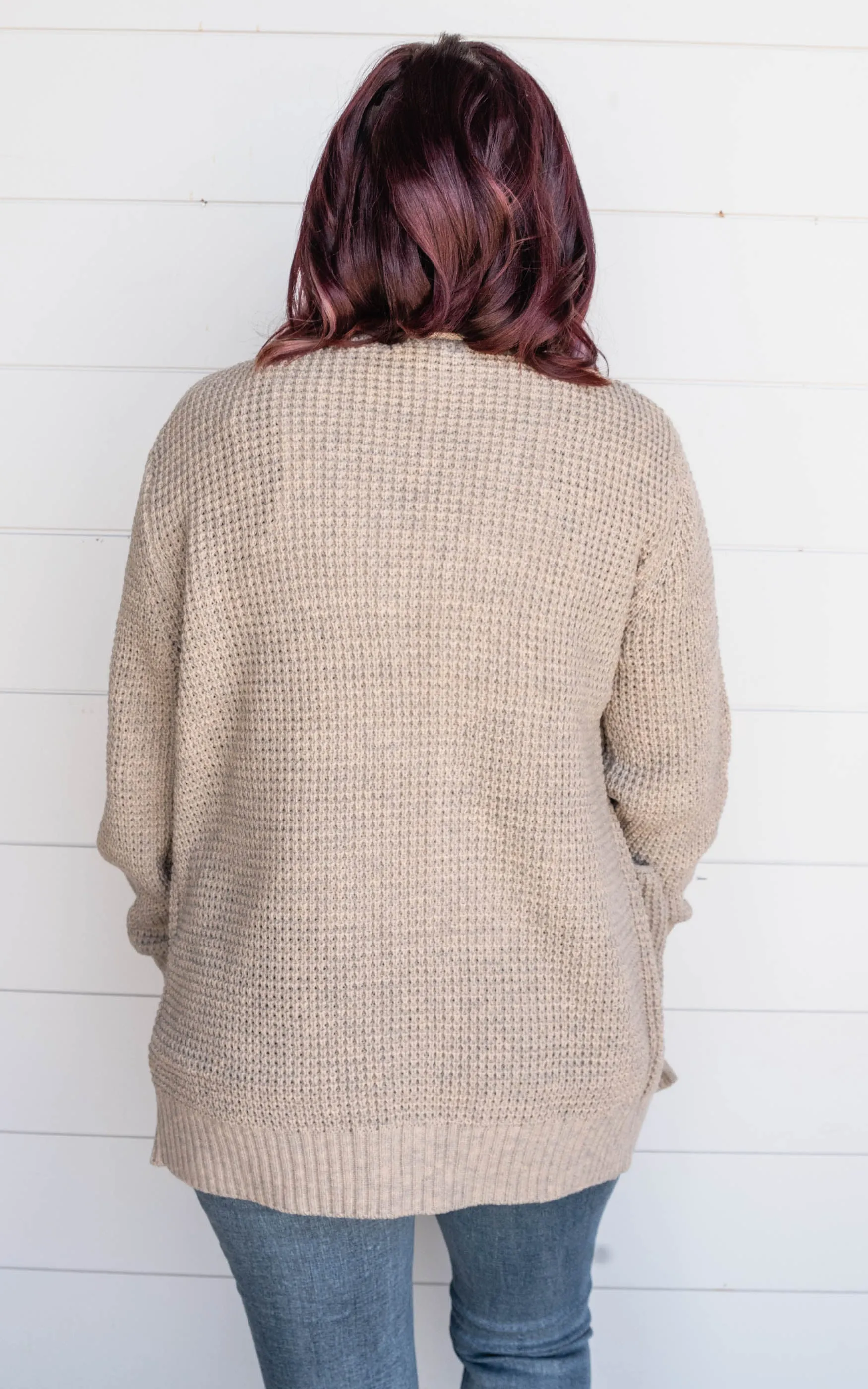 Waffle Knit Cardigan - Part 1 - Final Sale