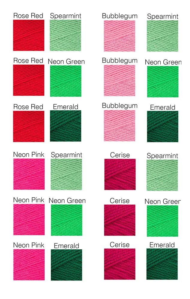Watermelon Fingerless Gloves (Custom Colour)