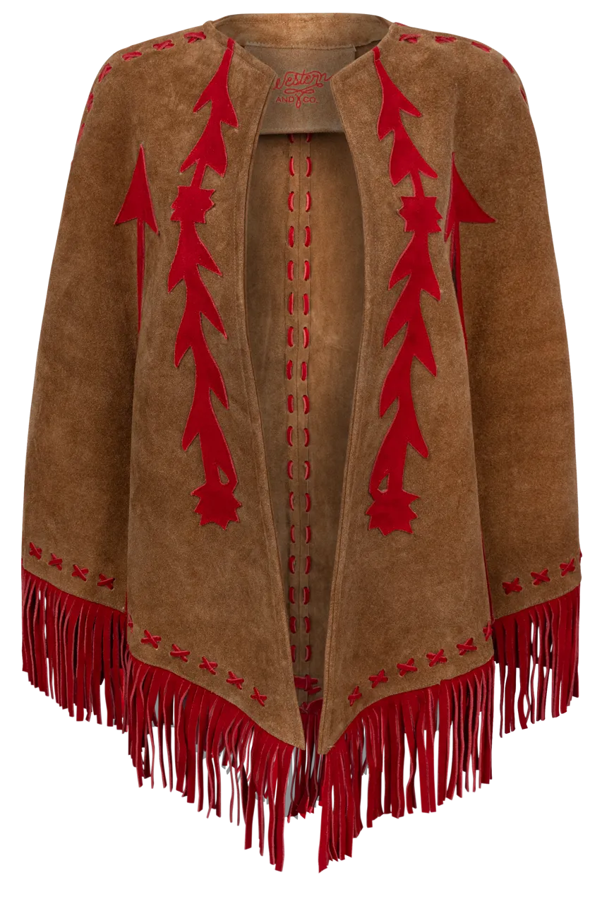 Western & Co. Babe Suede Cape