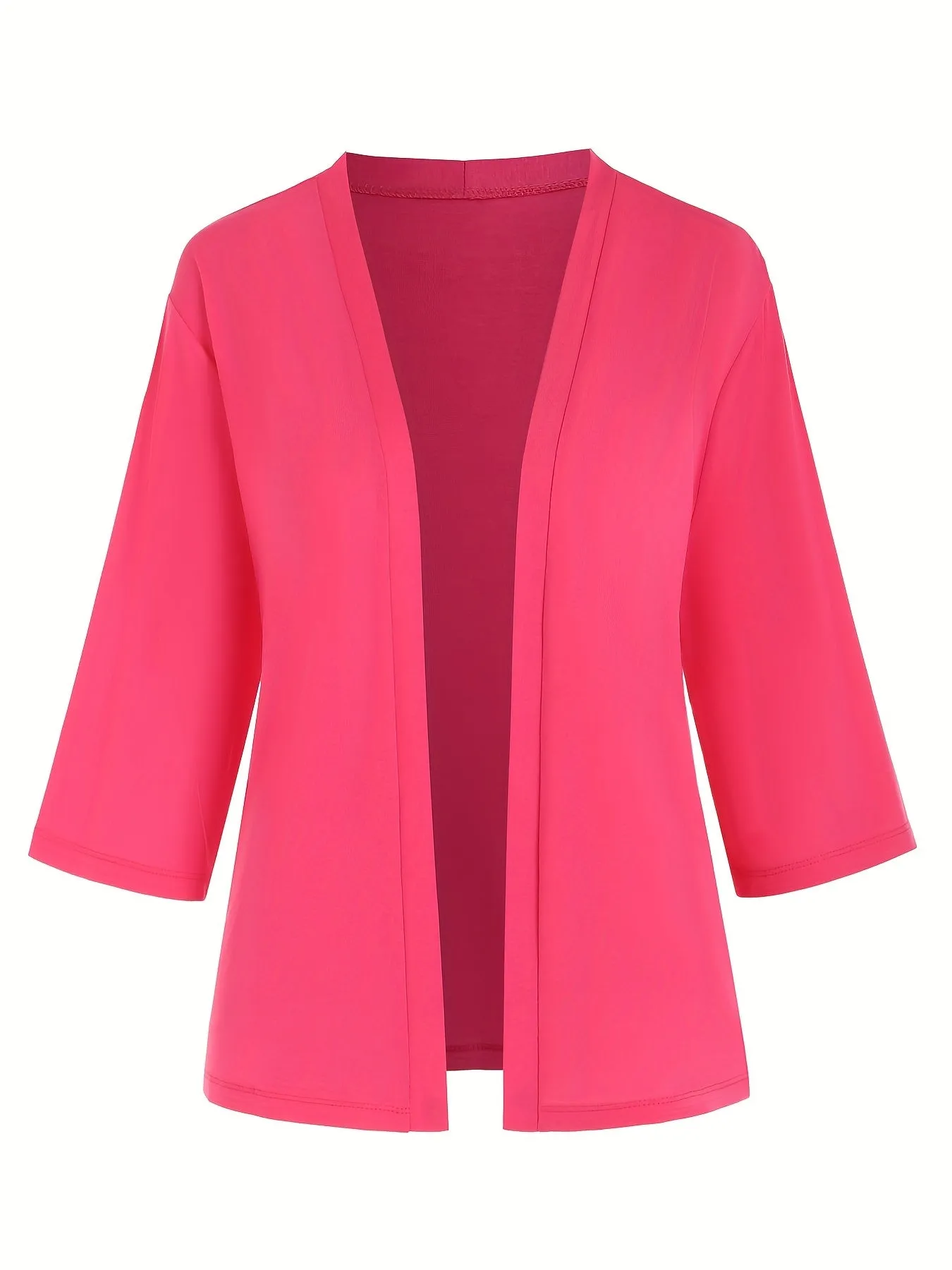 Womens Plus Size Open Front Thin Cardigan for Every Occasion