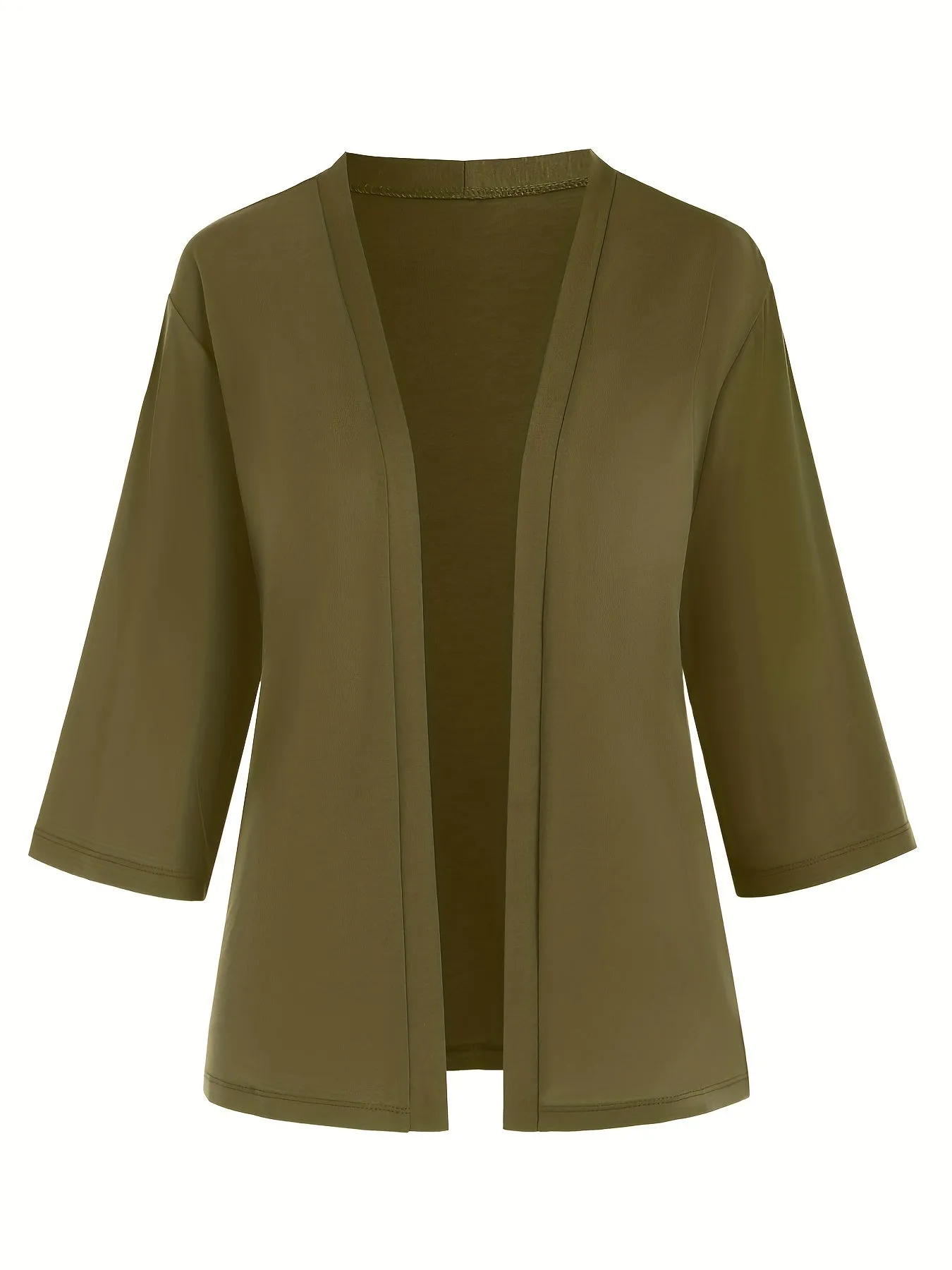 Womens Plus Size Open Front Thin Cardigan for Every Occasion