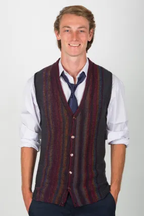 Zack Sideways Vest Designer Knitting Pattern